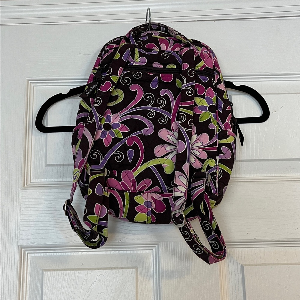 Vera Bradley Floral Patterned Backpack - Picture 2 of 10
